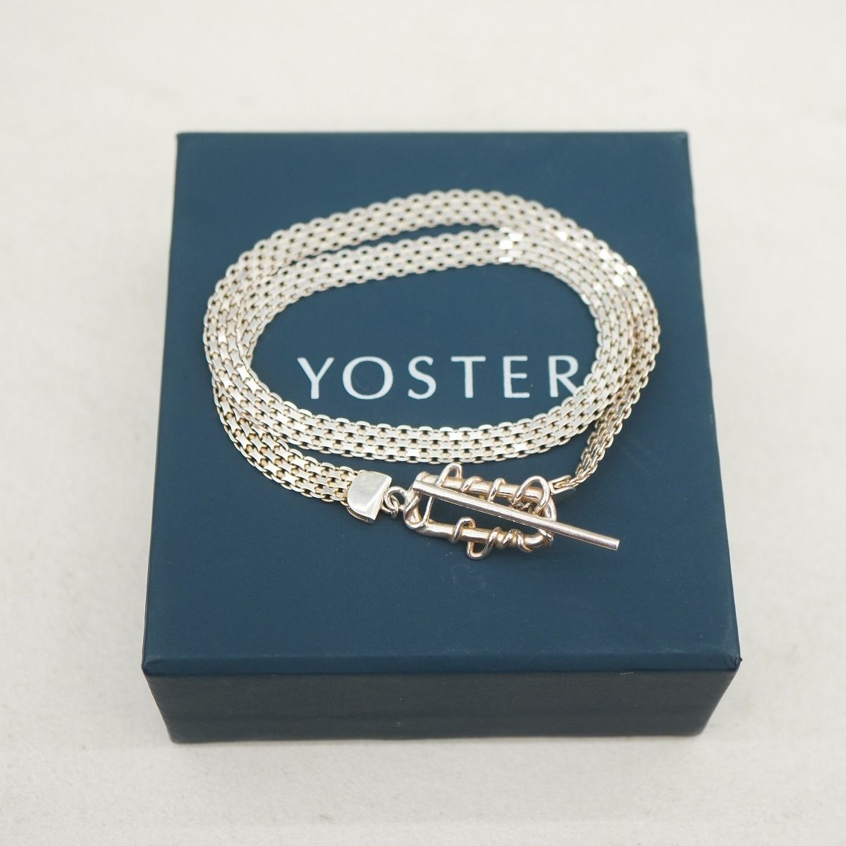 お買い得イ草 美品 YOSTER ヨースター Entwine Choker シルバー