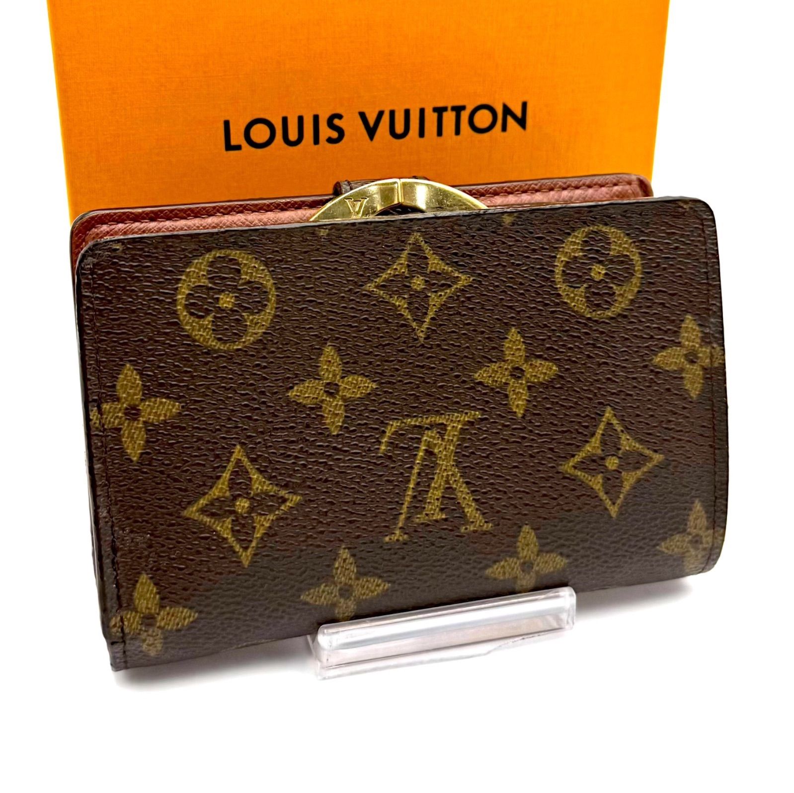 ルイヴィトン ポルトモネビエヴィエノワ モノグラム がま口小銭入れ