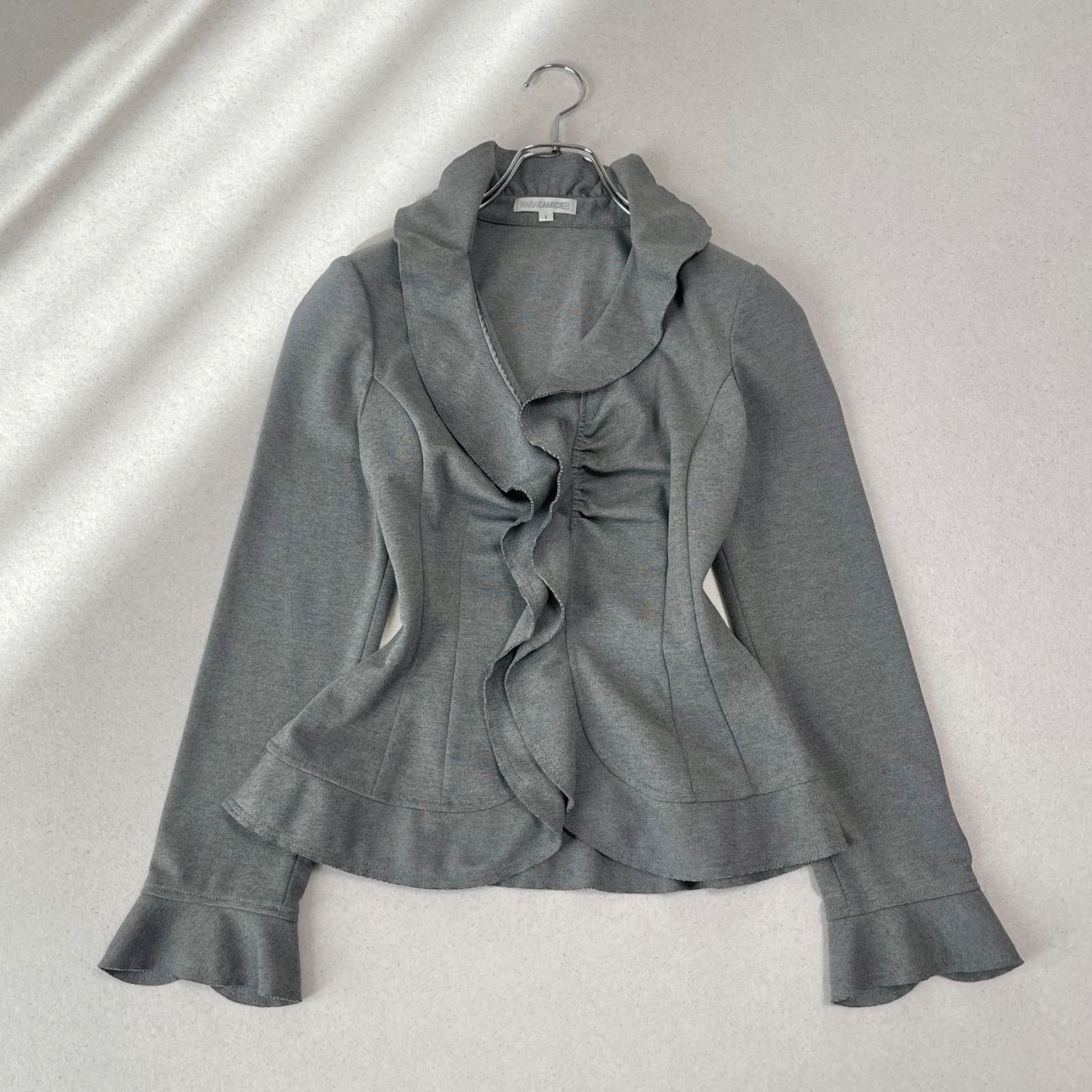 NARACAMICIE ナラカミーチェ フリル ジャケット 美シルエット - メルカリ