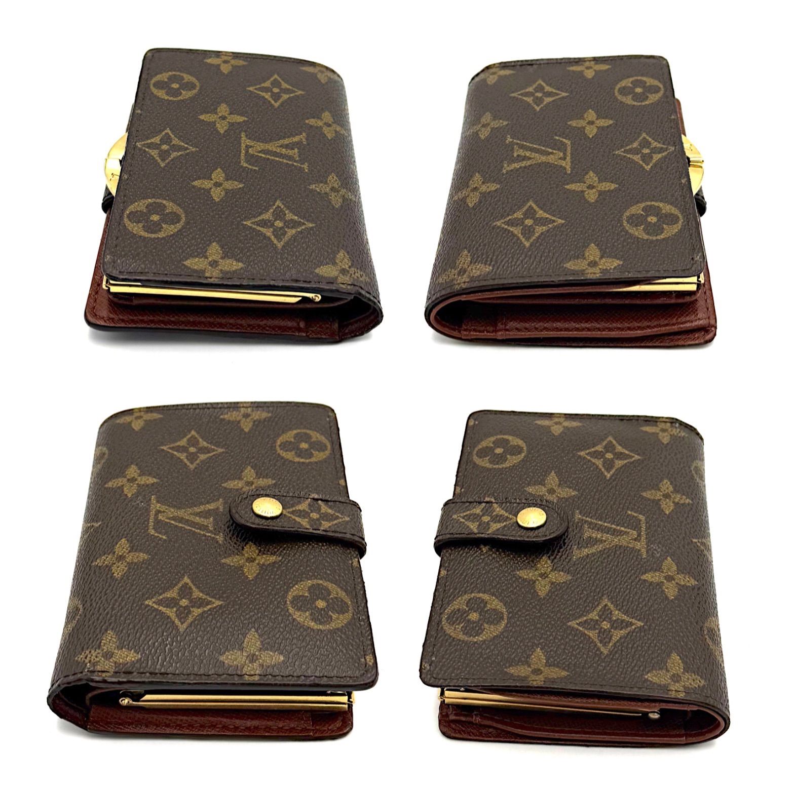 ルイヴィトン ポルトモネビエヴィエノワ モノグラム がま口小銭入れ