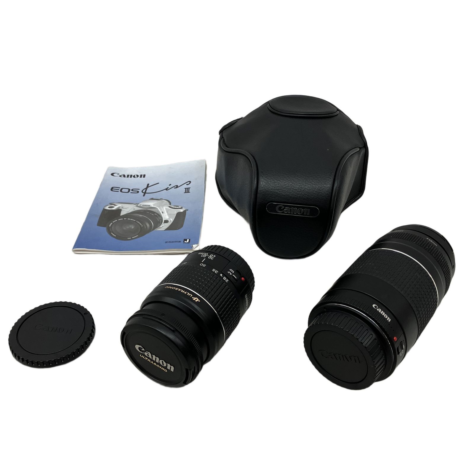 Canon EOS Kiss III EF 28-80mm V USM EF 75-300mm III フィルムカメラ