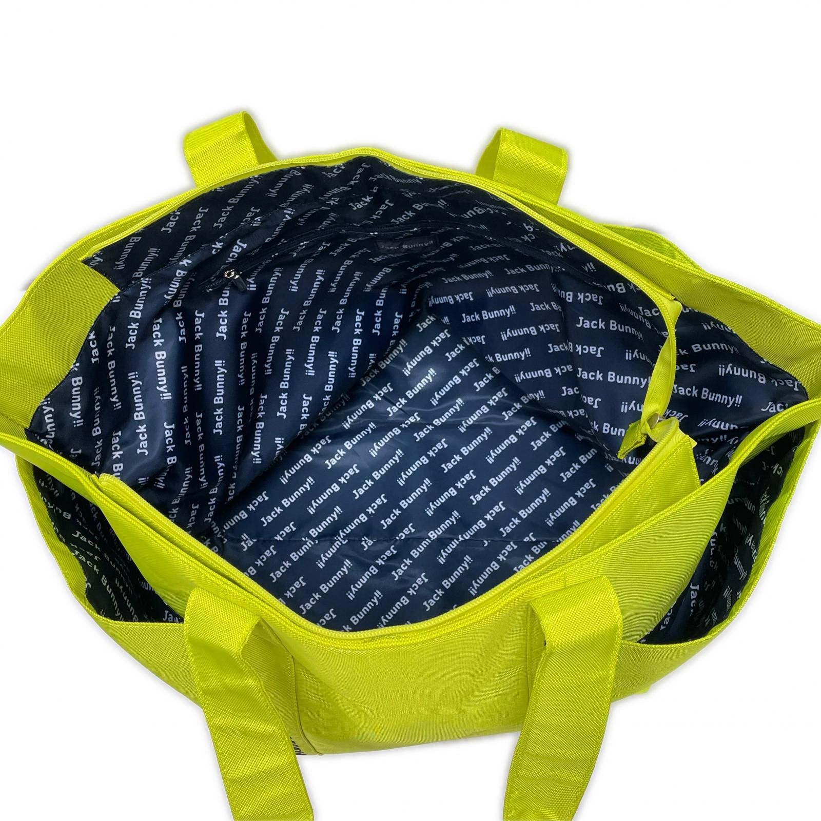 中古 ジャックバニー Jack Bunny!! トート型ボストンバッグ ライム