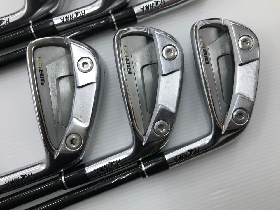 ホンマゴルフ LB-818 PC VIZARD 60 Sフレックス アイアンセット 中古
