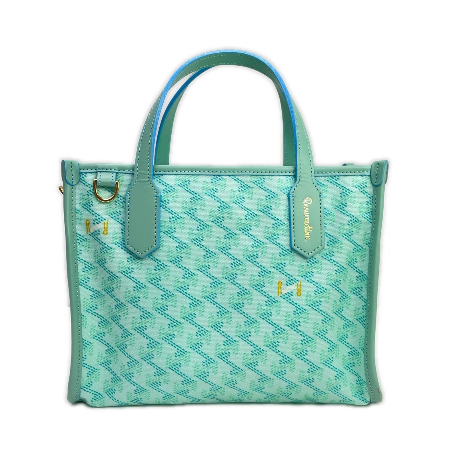 中古 レザレクション Resurrection カートバッグ 水色 スカイブルー ラ