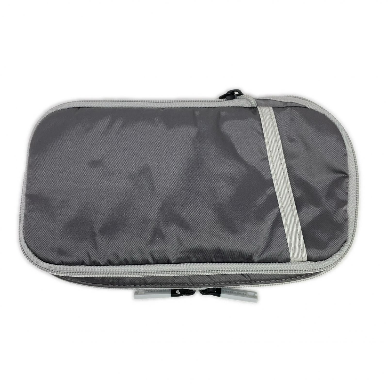 ブリーフィング BRIEFING マルチケース ライトグレー ラウンドポーチ エコツイル