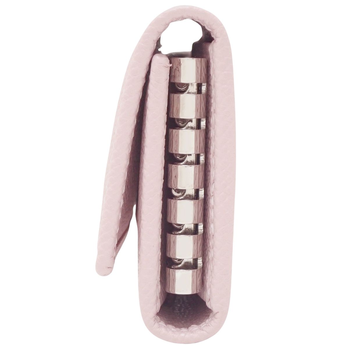 BVLGARI(ブルガリ) ブルガリブルガリ 6連キーケース キーケース/キーリング 六連 小物 グレインレザー ピンク シルバー金具 30424 レディース 40802157911【中古】【アラモード】 BVLGARI(ブルガリ) ブルガリブルガリ 6連キーケース キーケース