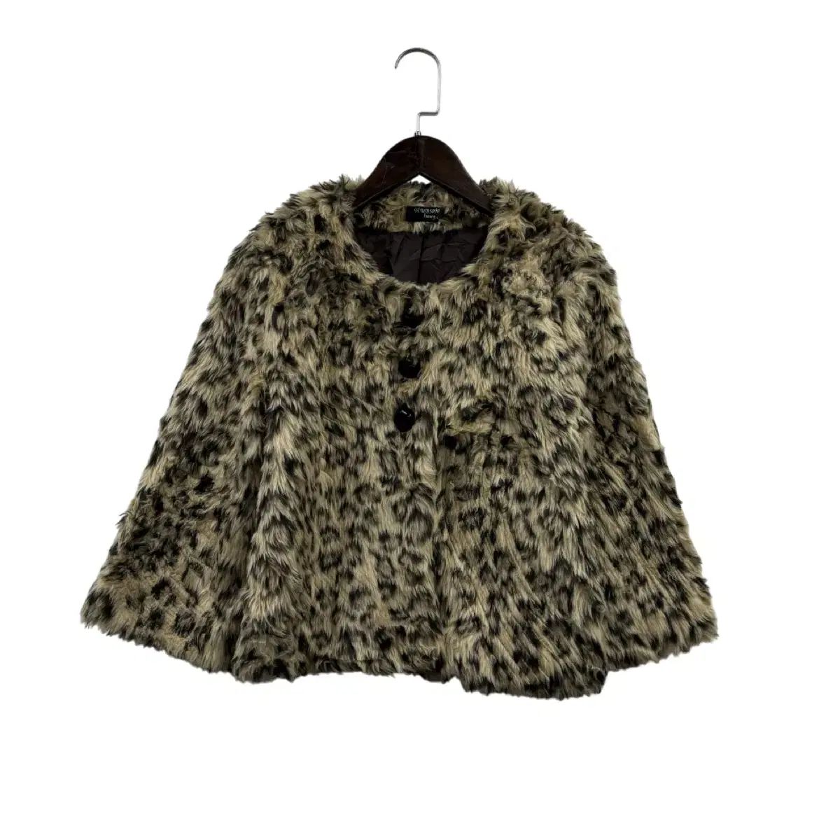 ヴィンテージ ギャル レオパード ファージャケット ヒョウ柄 ロックシーク なな パンク