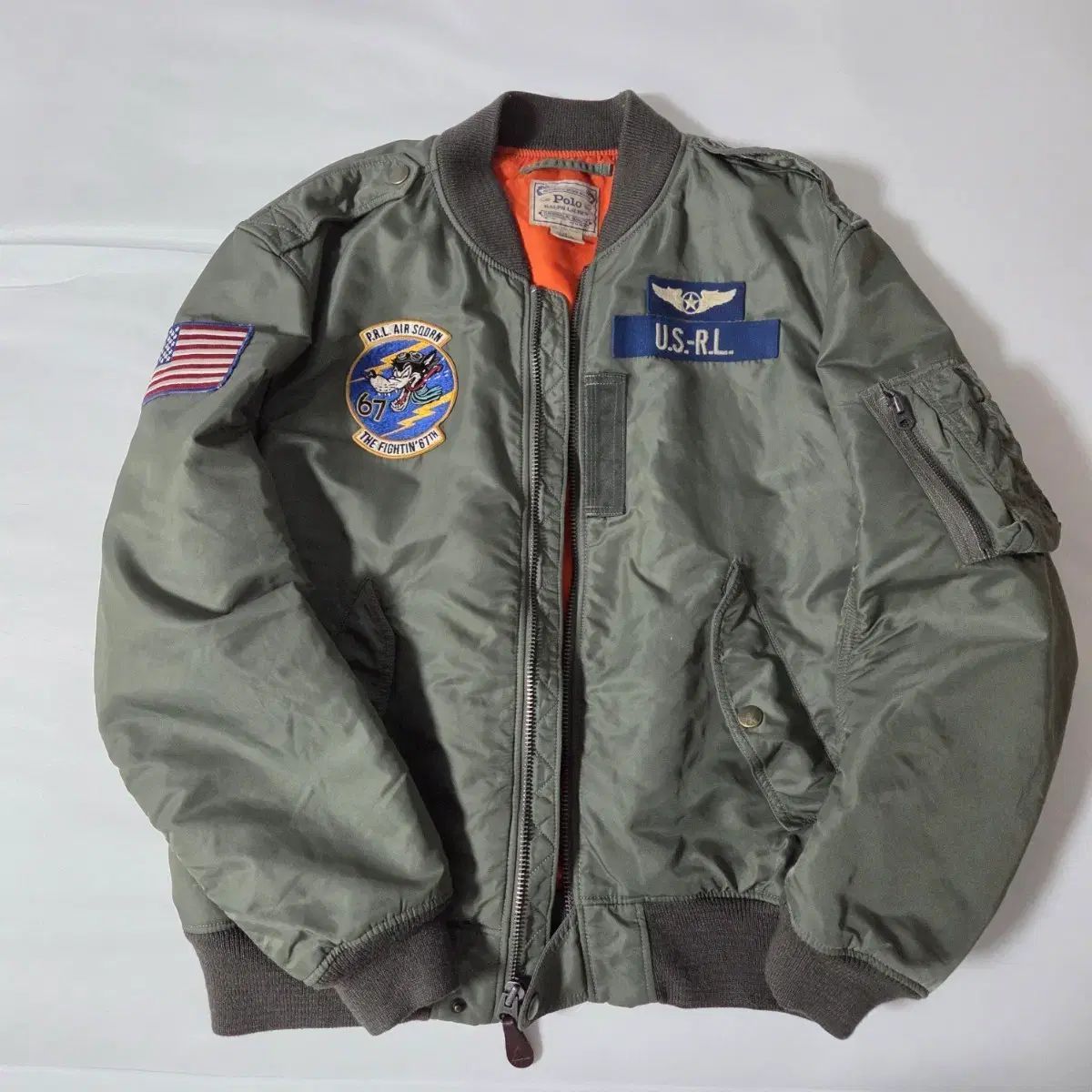 ポロ ラルフローレン MA-1ジャケット ツイル ボマージャケット - メルカリ