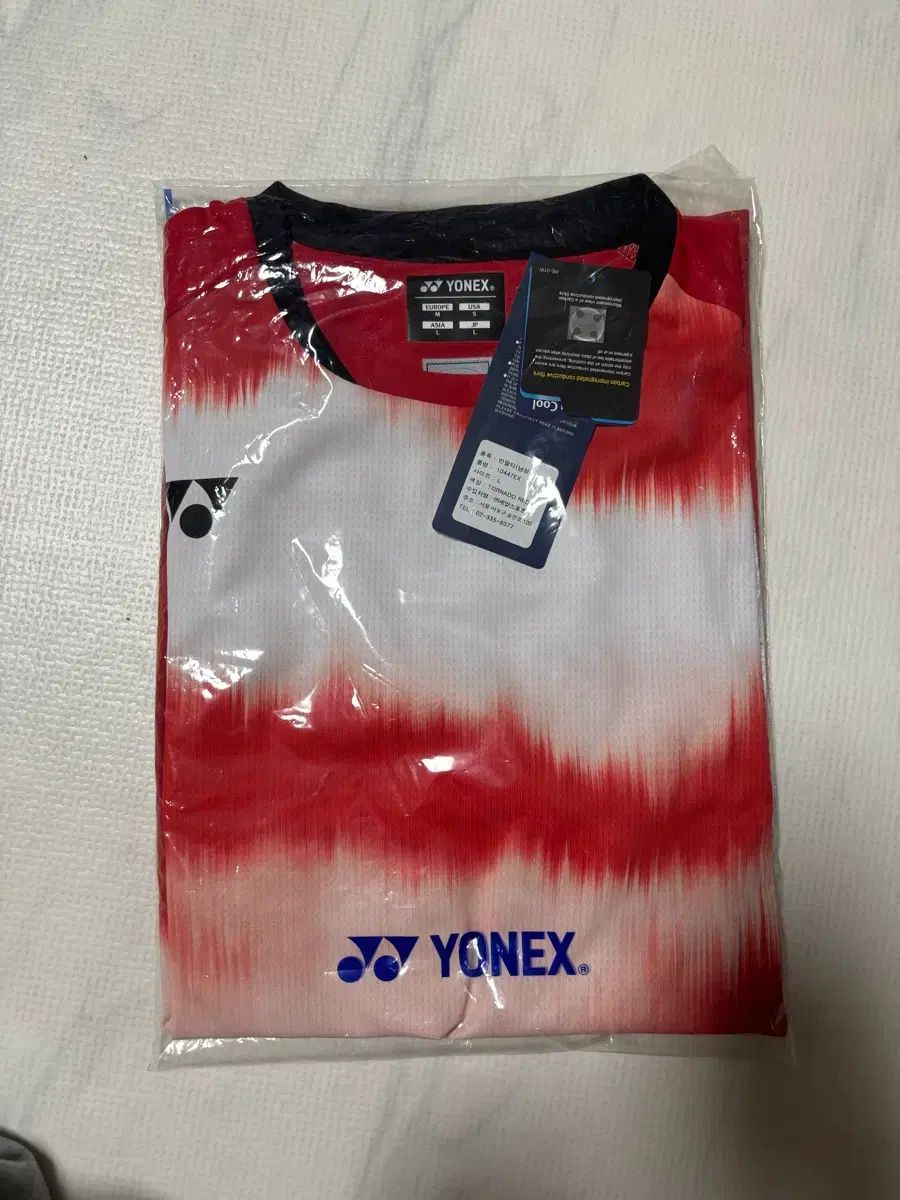 ヨネックス 韓国国家代表 半袖Tシャツ レッド L