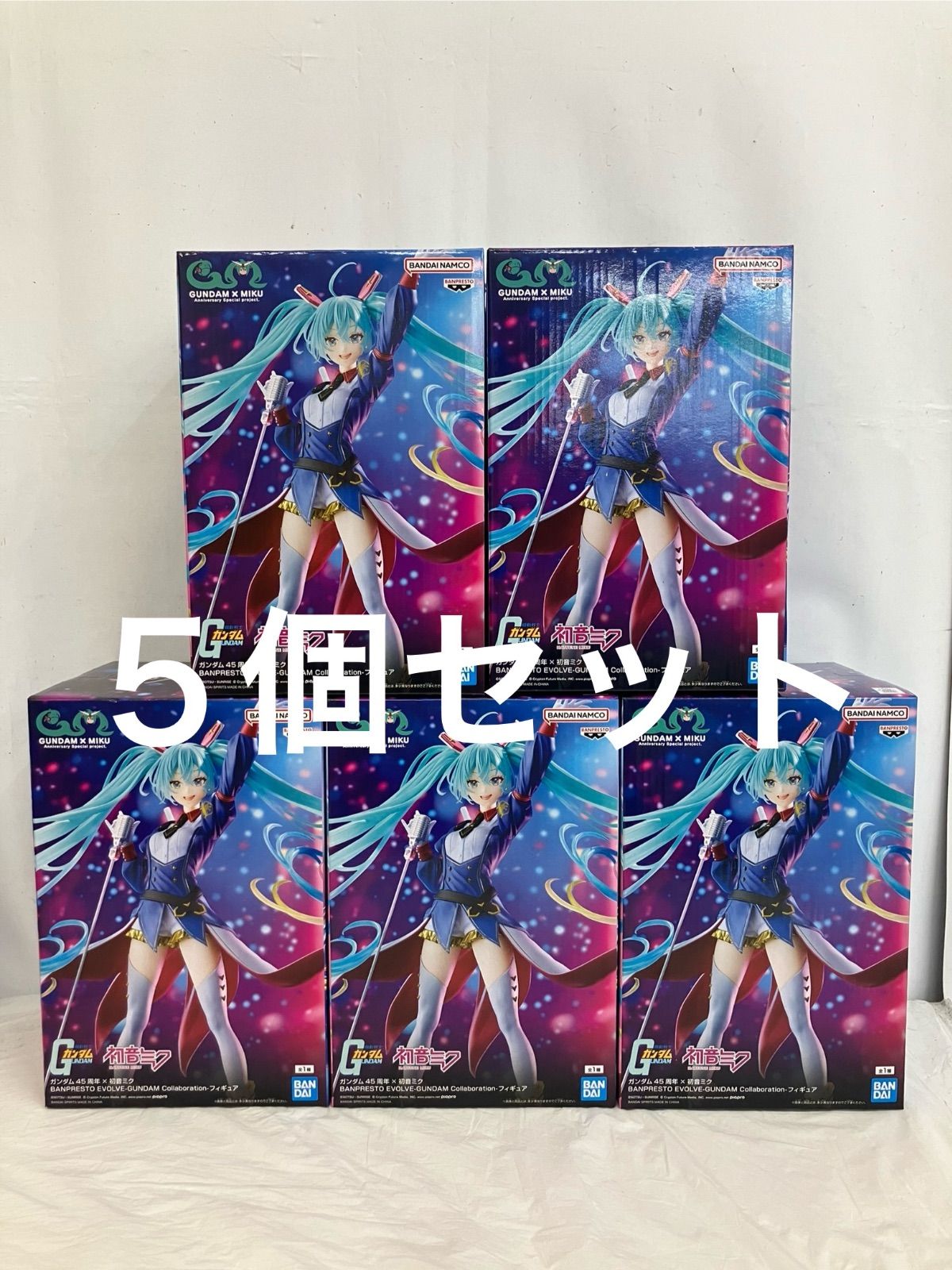未開封 BANPRESTO EVOLVE ガンダム45周年 初音ミク Collaboration
