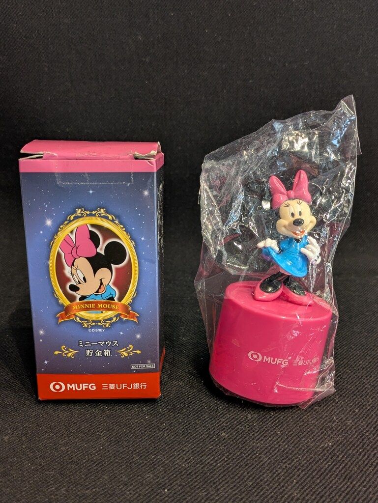 ミニーマウス　貯金箱　未開封新品 Disney - ☆匿名配送 ミニーマウス貯金箱 ディズニーの通販 by らっぴ