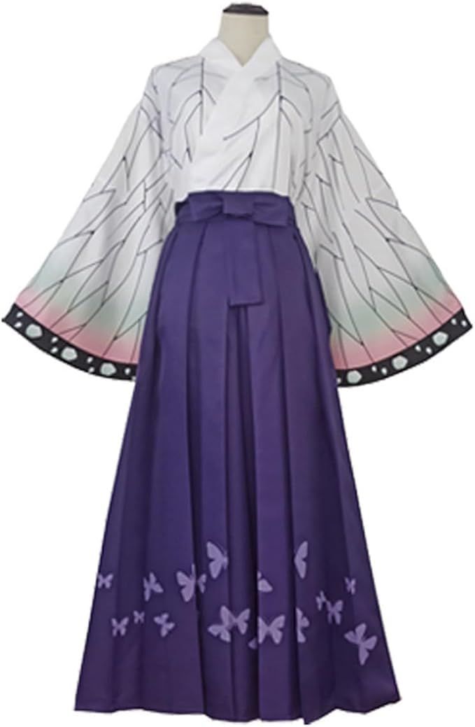 胡蝶しのぶ コスプレ衣装 着物 cosplay衣装 アニメ パーティー 変装 ステージ服 夏祭り 舞台装 撮影用 漫遊展