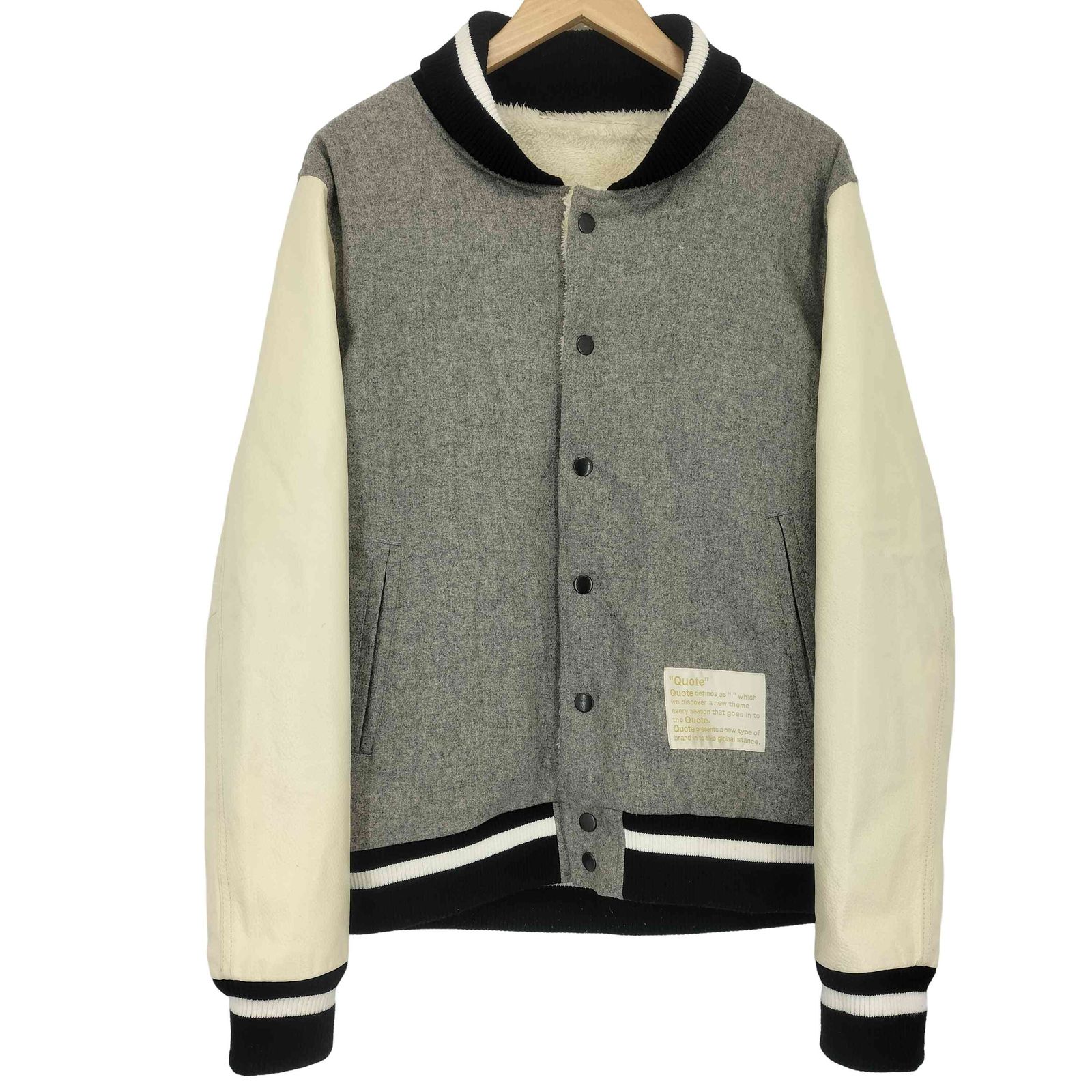 ユーズドフルギ USED古着 quote スタジアムジャケット メンズ JPN：M 