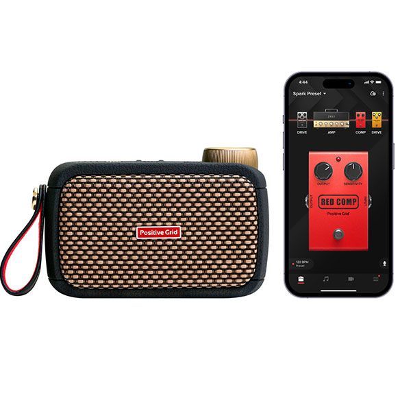 キャンペーン中〜 12 31まで Positive Grid Spark GO ギター アンプ 小型 ブラック ポータブルアンプ Bluetooth対応