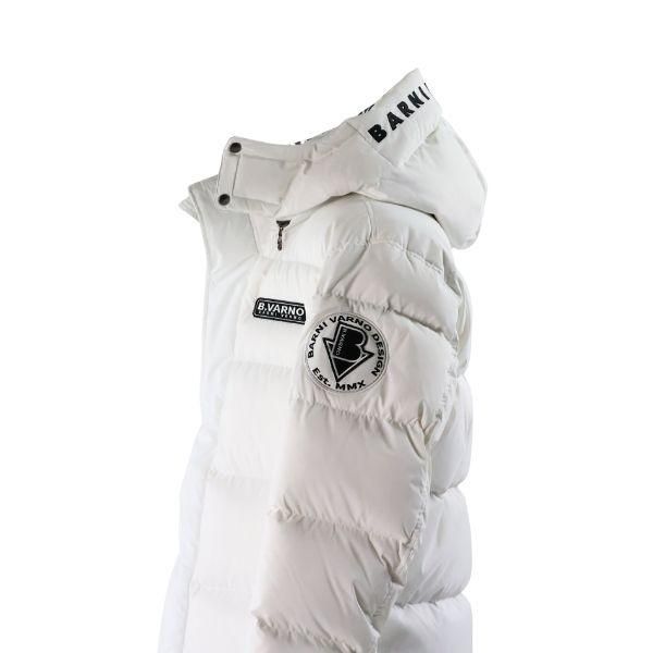 BARNI VARNO ホワイトナイロンジャケット BARNI VARNO ホワイトナイロンジャケット BARNI VARNO ホワイト