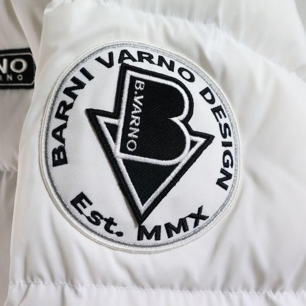 BARNI VARNO ホワイトナイロンジャケット BARNI VARNO ホワイトナイロンジャケット BARNI VARNO ホワイト