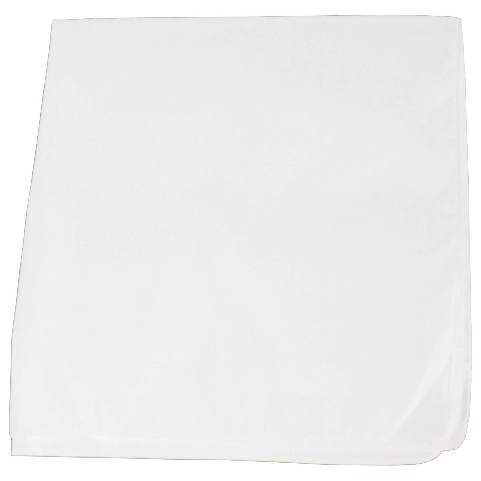 無地100%コットン特大バンダナ2枚セット - 27 x 27インチ / 68 x 68cm。 US サイズ: One Size Fits Most カラー: ホワイト