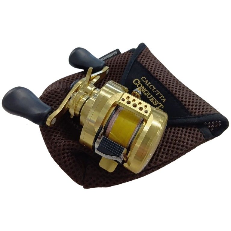 SHIMANO シマノ 044419 釣り用品 リール 両軸リール 22カルカッタコンクエスト 201 XG キズ有 程度B