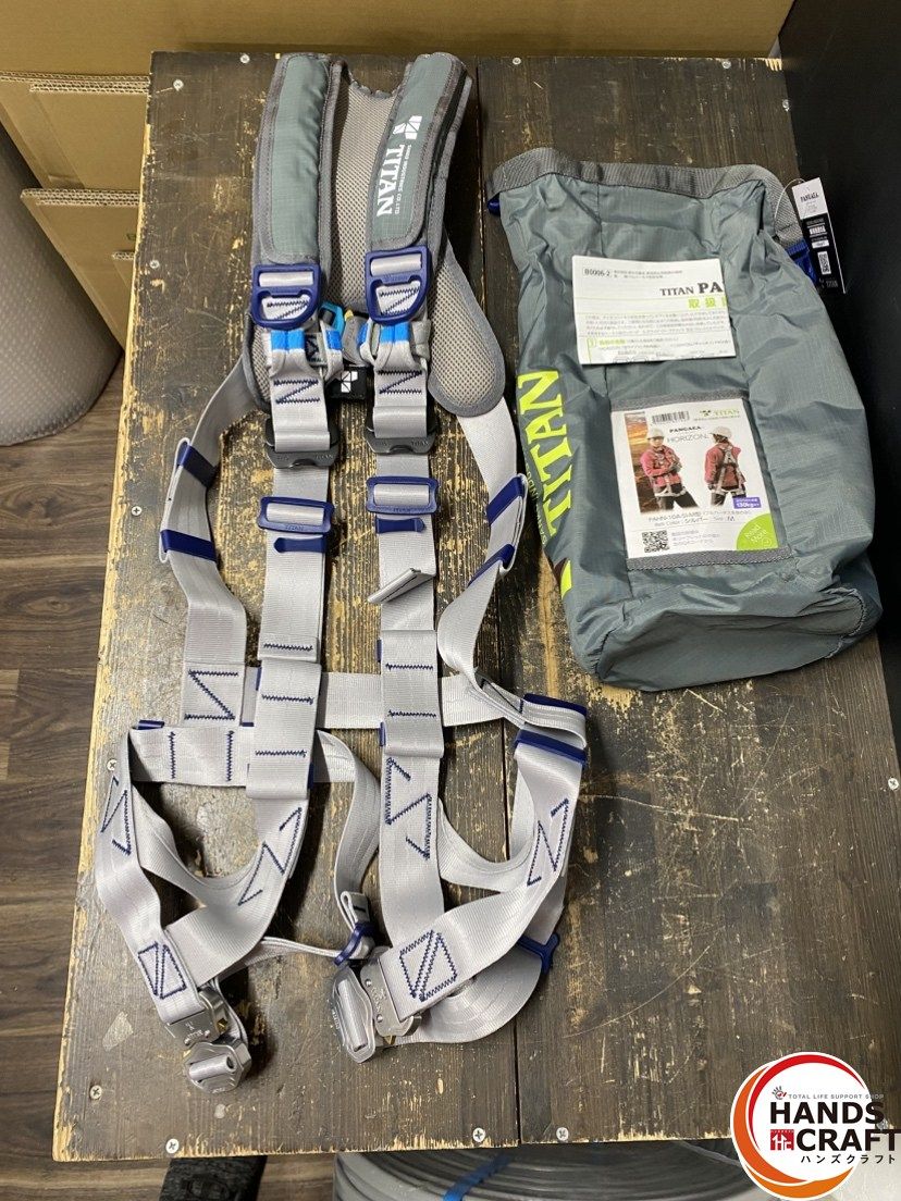 サンコー TITAN タイタン PANGAEA HORIZON パンゲアホライゾン PAHN-10 A-SI-M型 フルハーネス 墜落制止用器具 シルバー M