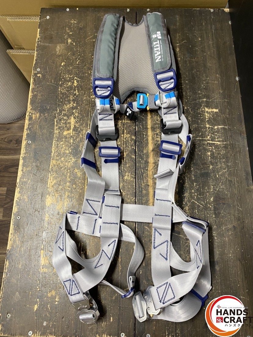 サンコー TITAN タイタン PANGAEA HORIZON パンゲアホライゾン PAHN-10 A-SI-M型 フルハーネス 墜落制止用器具 シルバー M