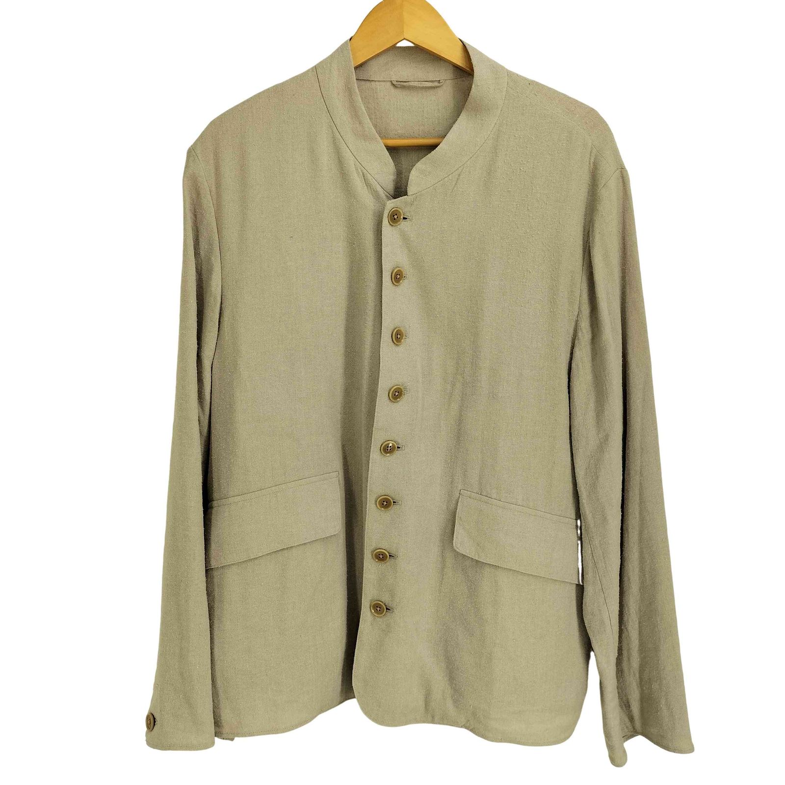 BLURHMS(ブラームス) 25ss Silk Linen Chelsea Jacket  メンズ  3【中古】【ブランド古着バズストア】 ブラームス BLURHMS 25ss Silk Linen Chelsea Jacket メンズ 3 - メルカリ