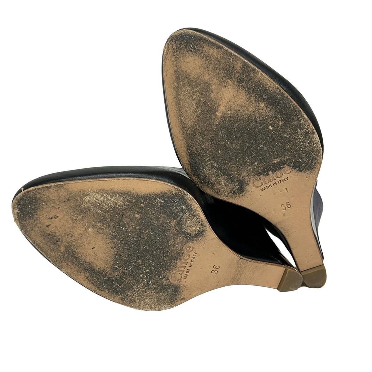 クロエ　サンダル 36 完売前に！36サイズ】CHLOE クロエ ロゴ デニム サンダル (Chloe