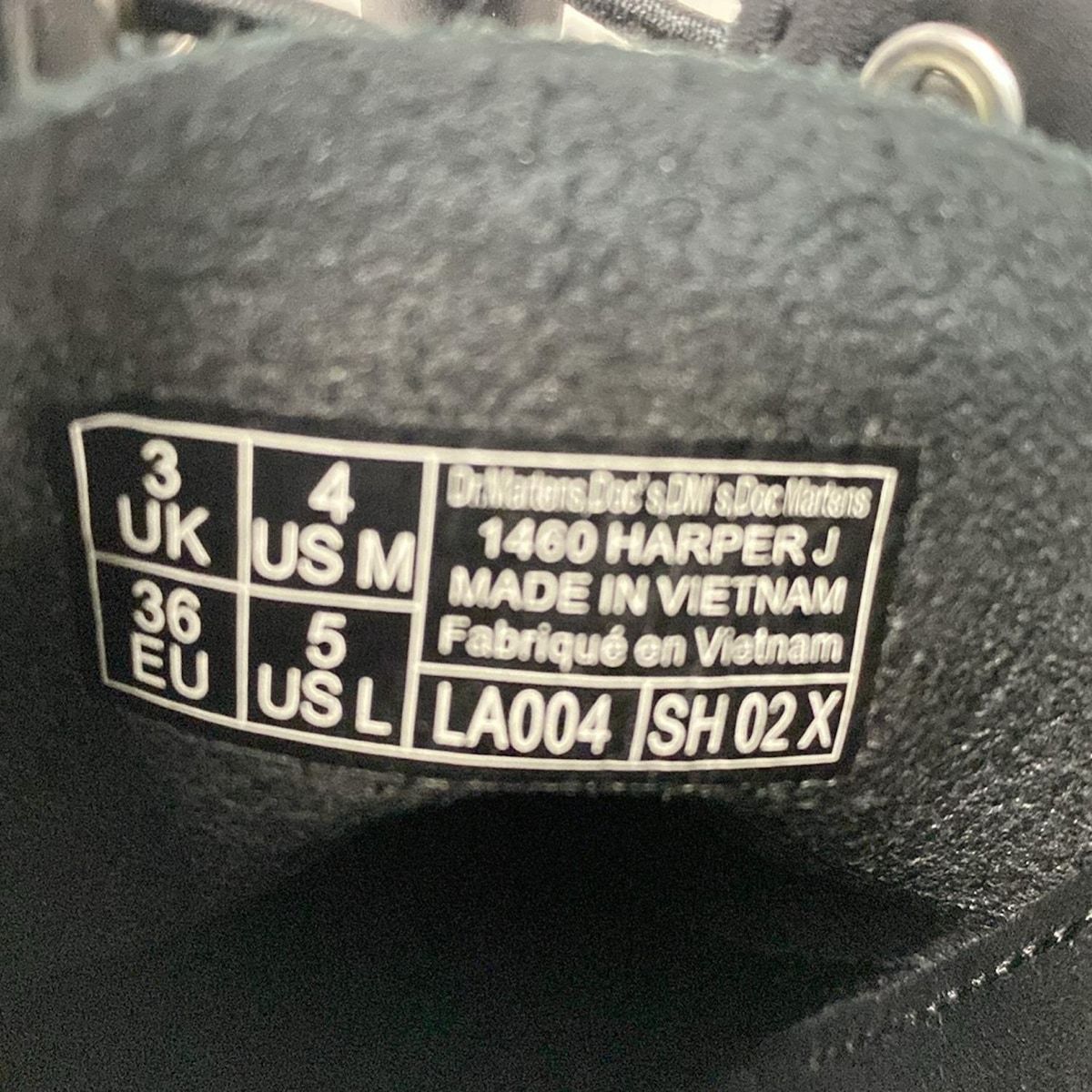  Dr.Martens ドクターマーチン ショートブーツ UK 3 レディース - 黒 サイドゴア レザー ブーティ ブーツ