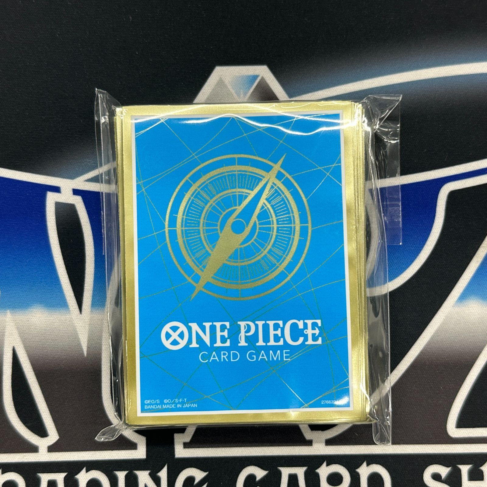 OP】リミテッドカードスリーブ スタンダードブルーゴールド 70枚 未