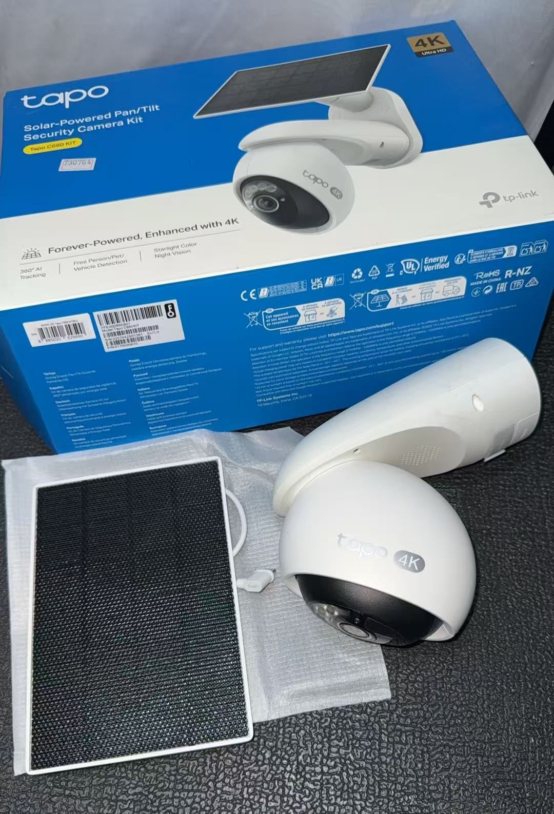 TP Link Tapo C 660 KIT 防犯カメラ ペットカメラ 屋外 ソーラー 730764