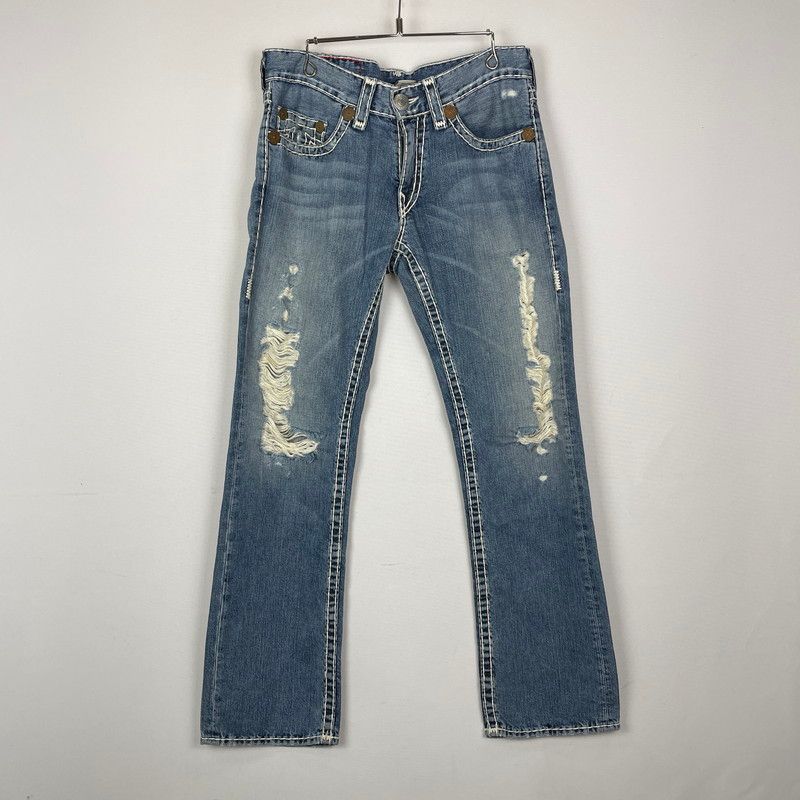 中古品】TRUE RELIGION トゥルーレリジョン BOBBY SUPER T DENIM PANTS