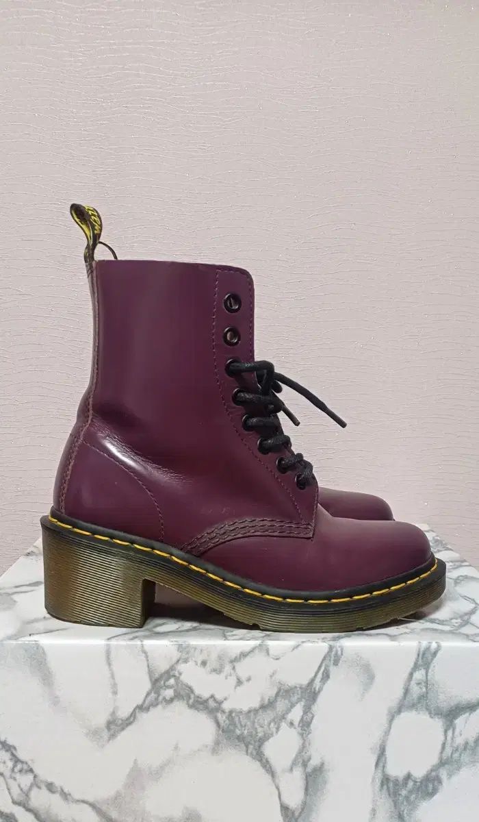 パープル 8ホールブーツ
