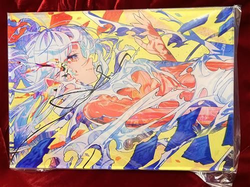 ☆【未使用】mikapikazo 複製原画 「PRAY」 アクリルパネル Mika Pikazo 個展 複製原画 アクリル パネル ボード アート キャラ