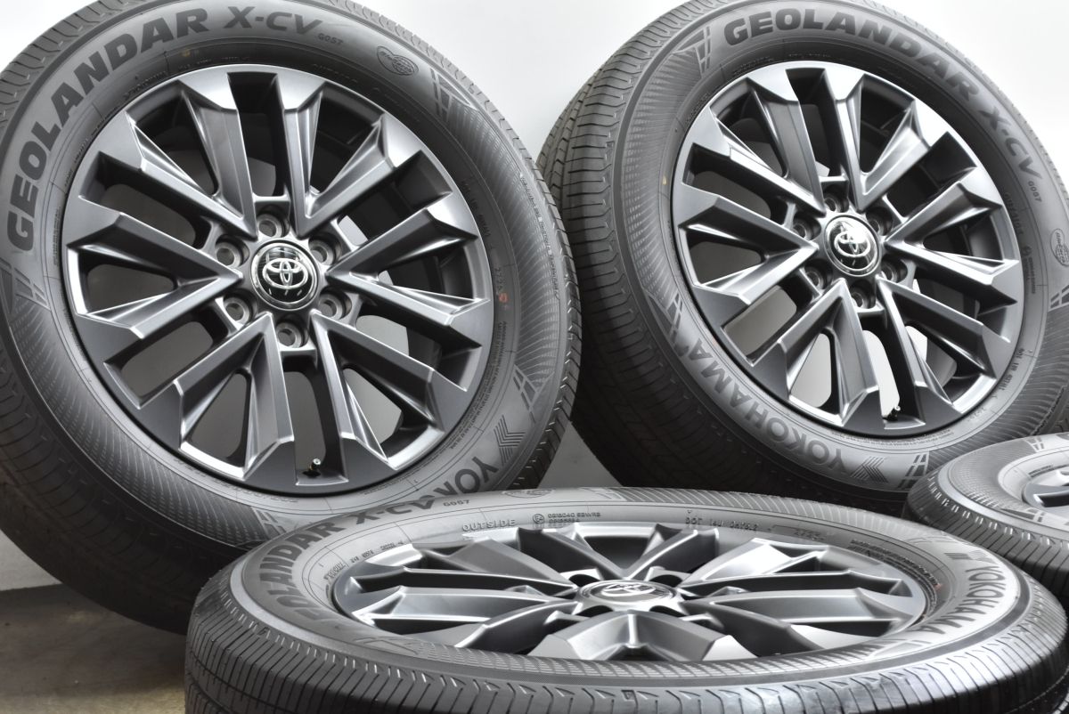 新車外し トヨタ ランドクルーザー250 ZX 20 in 7 5 J 60 PCD 139 ジオランダーX CV G 057 265 R 300 レクサス LX 600 700 h