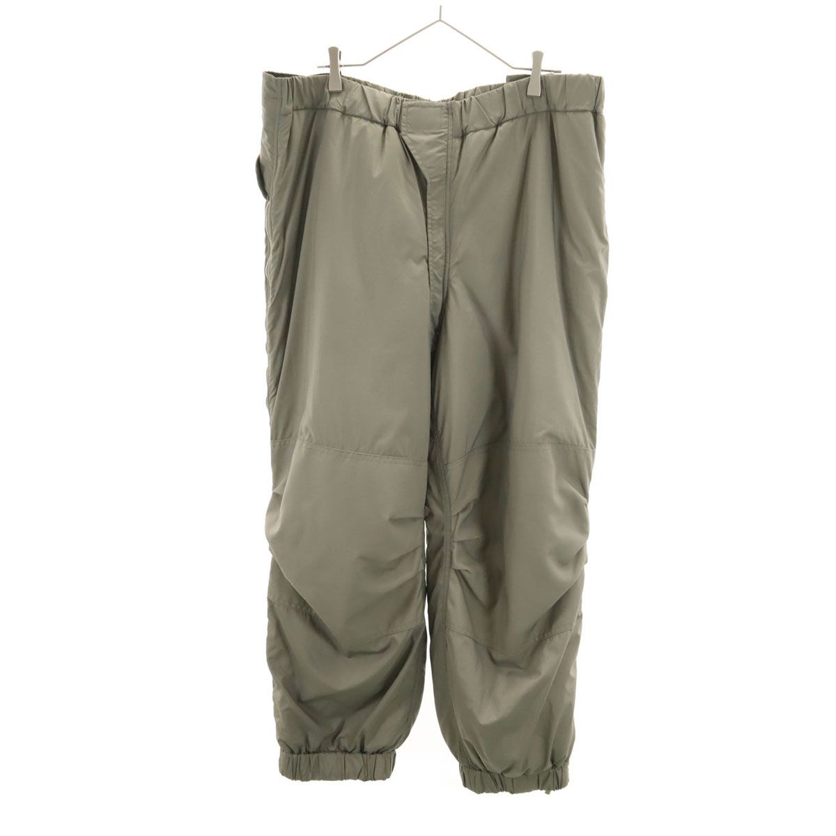 US ARMY アメリカ軍 レベル7 ECWCS GEN 3 中綿ロングパンツ L グレー ミリタリー メンズ 古着