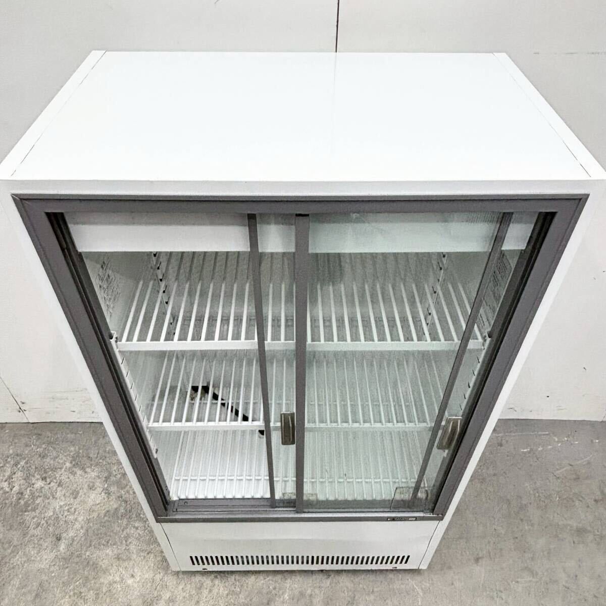 サンデン 冷蔵ショーケース MUS-S54X-B W600×D550×H1395 100V ドリンク