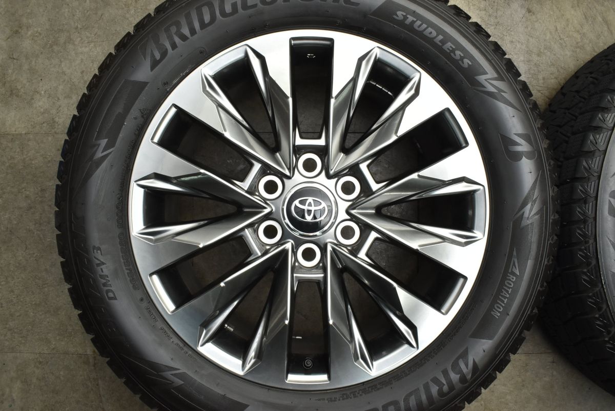  バリ溝 トヨタ ランドクルーザー300 ZX 20 in 8 J 60 PCD 139 7 ブリザックDM V 3 265 55 R ランクル250 レクサス LX 600 700 h 20インチ タイヤ ホイールセット