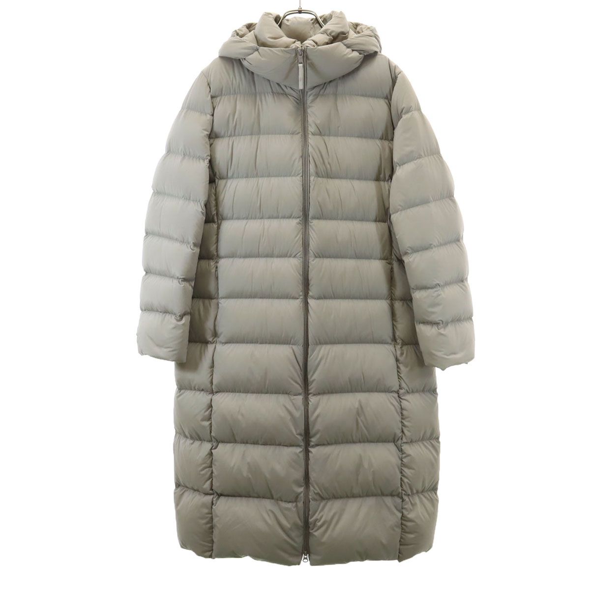 新品未使用ユニクロ　ノンステッチダウンコートグレージュXL ロングダウンコート UNIQLO ユニクロ ウルトラライトロング ダウンコート XXL グレージュ