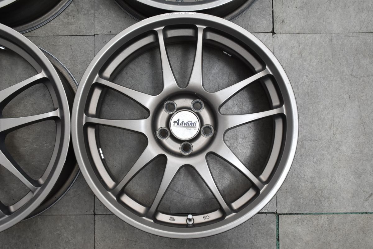  カスタム用に Advanti RACING 17 in 7 J 45 PCD 100 4本セット 交換用 アドヴァンティ レーシング プリウス 86 BRZ インプレッサ 可 17インチ ホイール