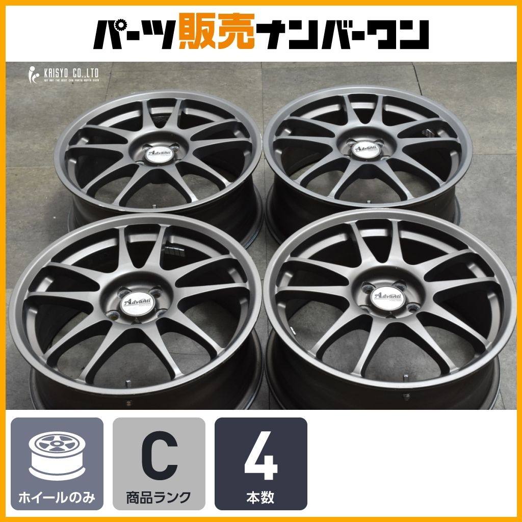 カスタム用に Advanti RACING 17 in 7 J 45 PCD 100 4本セット 交換用 アドヴァンティ レーシング プリウス 86 BRZ インプレッサ 可