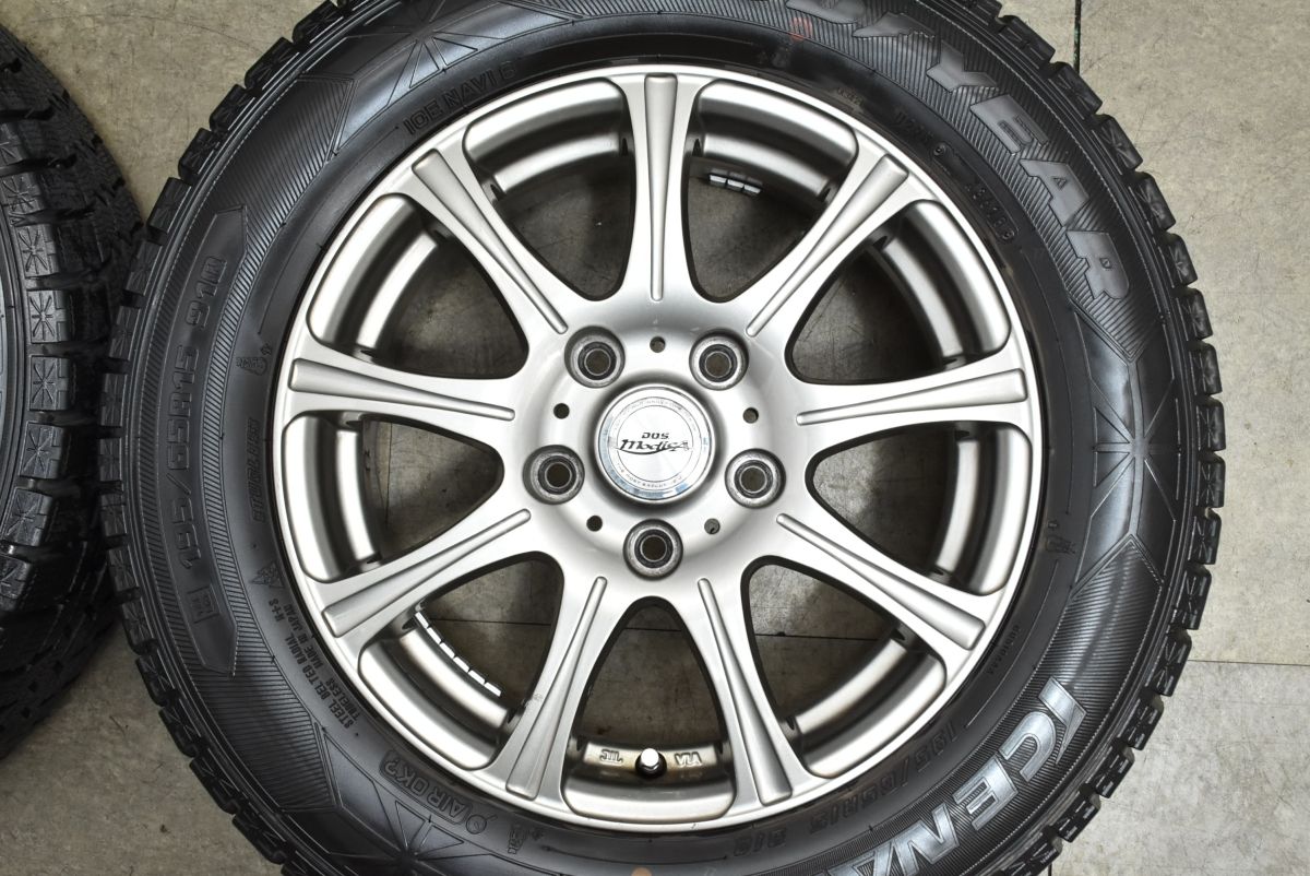  大 DOS 15 in 6 J 53 PCD 114 3 グッドイヤー アイスナビ6 195 65 R ノア ヴォクシー ステップワゴン アクセラスポーツ 15インチ タイヤ ホイールセット