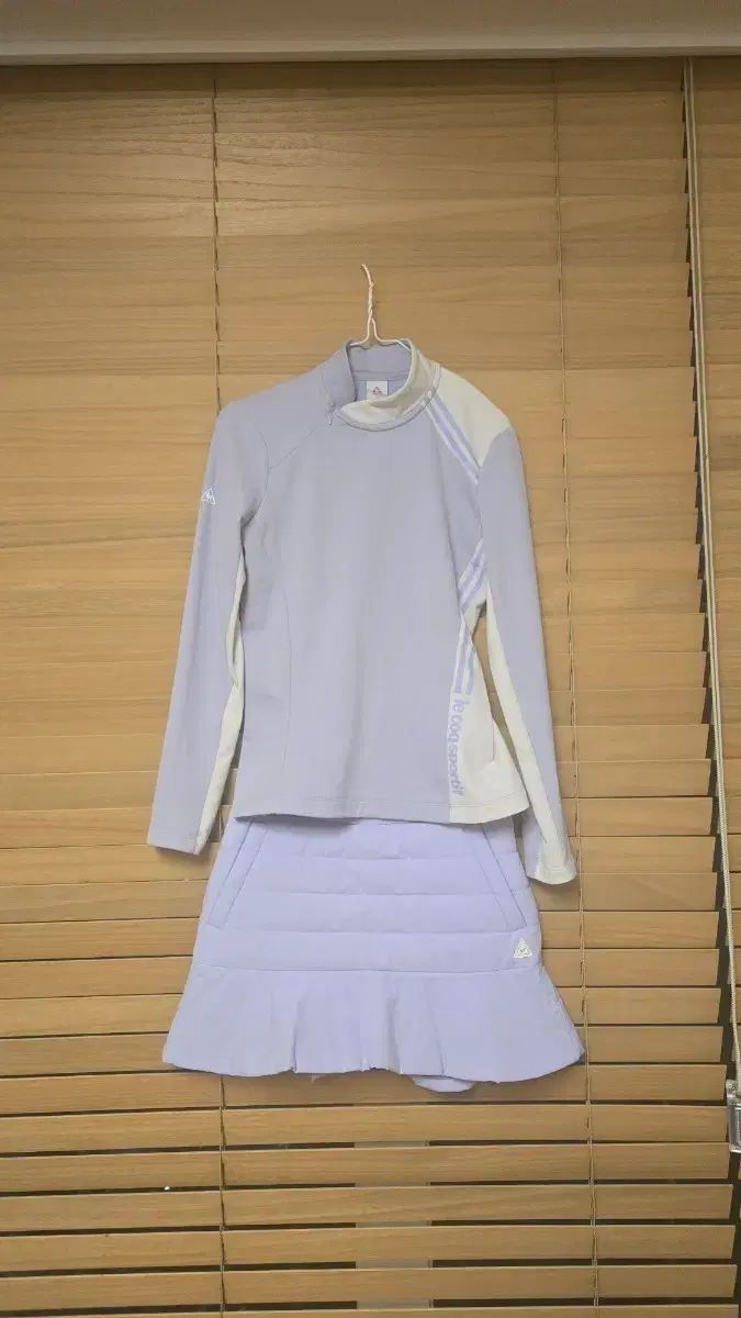 ルコックスポルティフ ゴルフ トップス キルティング スカート セット