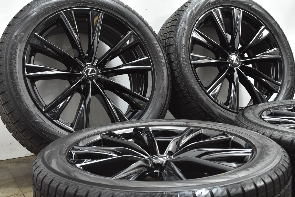 バリ溝 レクサス 20系 NX Fスポーツ 20 in 7 5 J 35 PCD 114 3 ヨコハマ アイスガード iG 70 235 50 R 空気圧センター付