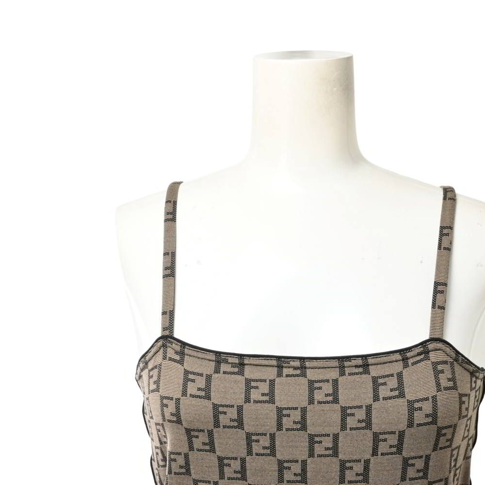 FENDI フェンディ　ズッカ柄キャミワンピース　トリコロール　ヴィンテージ 楽天市場】【返品可】FENDI【フェンディ】ズッカ柄 キャミソール