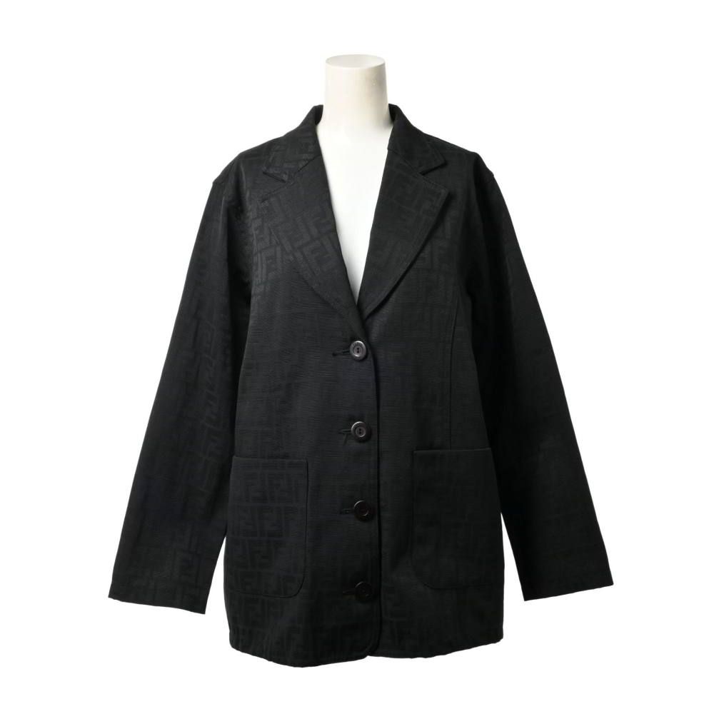 FENDI ヴィンテージ ズッカ柄 4 B テーラード ジャケット