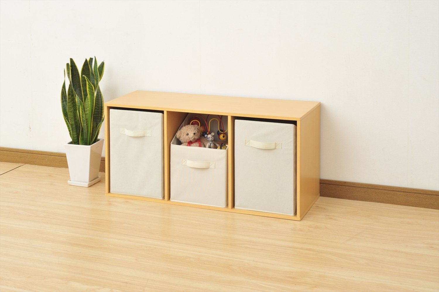 ✳︎新品・未開封✳︎ ナイトアイボーテ　3箱セット アイボリー 完成品 カラーボックス対応 3個組 縦型 幅25×奥行25×高さ