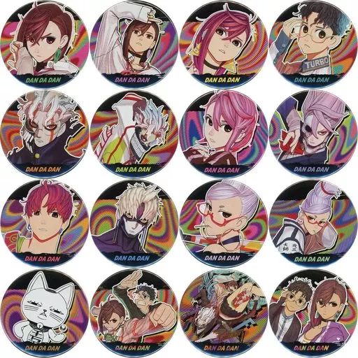 中古】バッジ・ピンズ 全16種セット 「ダンダダン コレクション缶