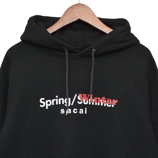 sacai サカイ 2019SS SPRING WINTER HOODIE プリントプルオーバー