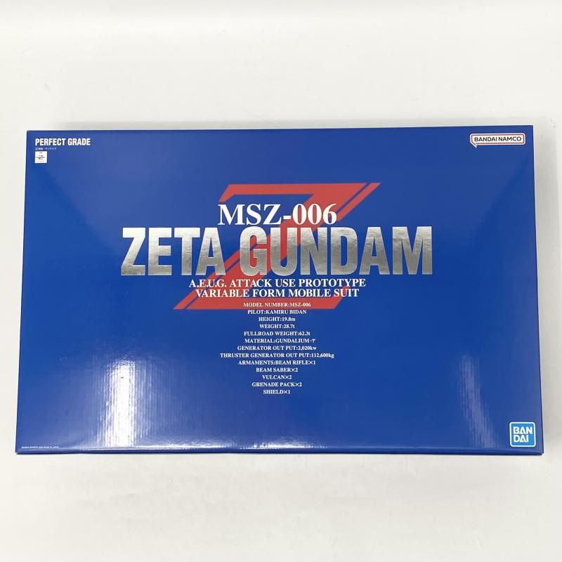 中古】未組立 PG 1/60 MSZ-006 ゼータガンダム バンダイ 機動戦士Z