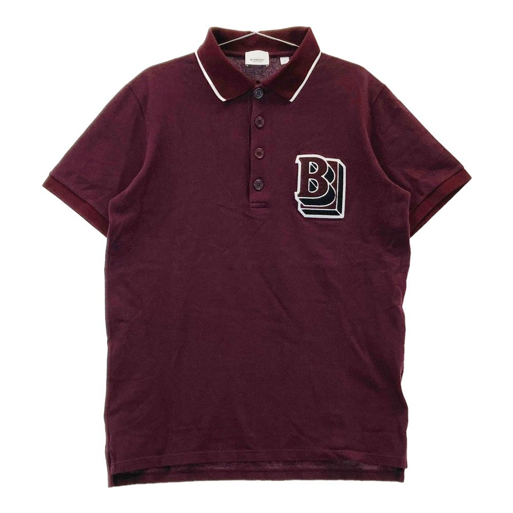 バーバリー 8045491 半袖ポロシャツ パープル系 S メンズ