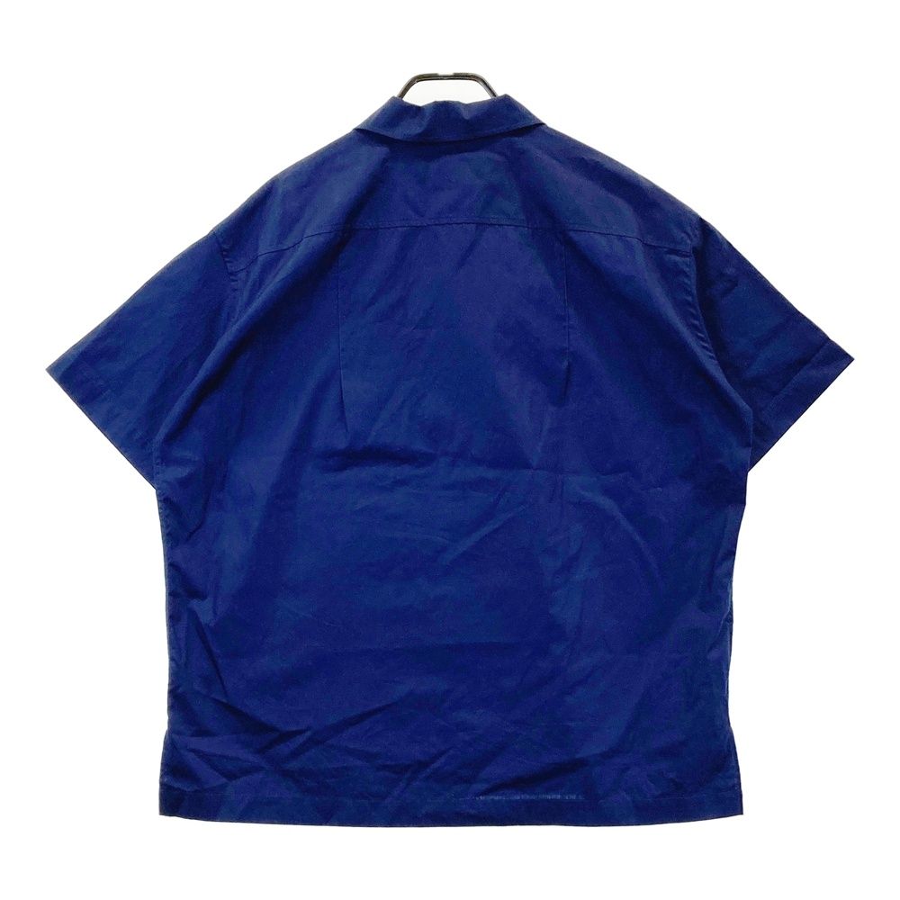 MARNI マルニ CAMA0383X1 オーバーサイズ ボーリングシャツ ネイビー系